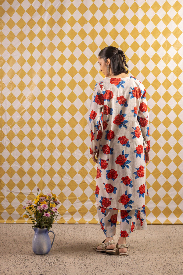 Embroidered Rosa Ensemble