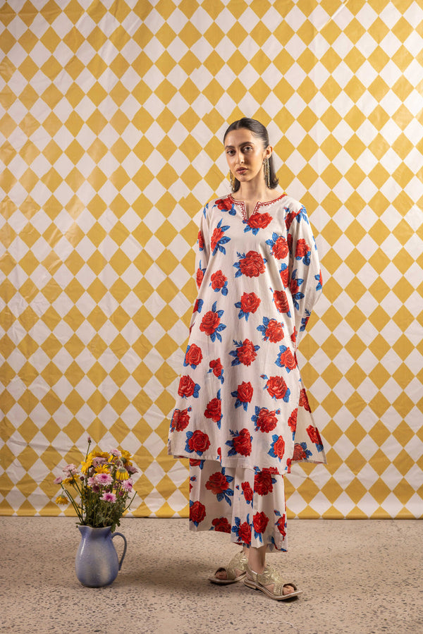 Embroidered Rosa Ensemble