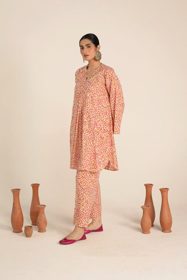 Flared Spiral Co-ord Set