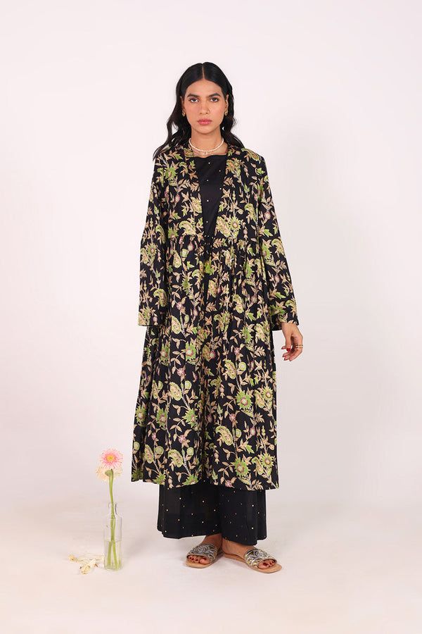 Zeba Gilded Floral Set