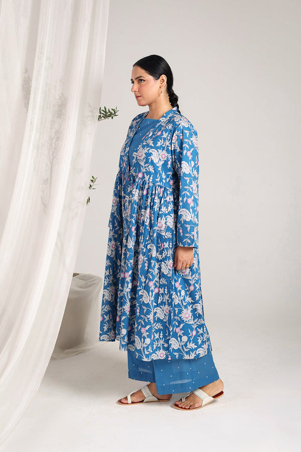 Zeba Gilded Floral Set