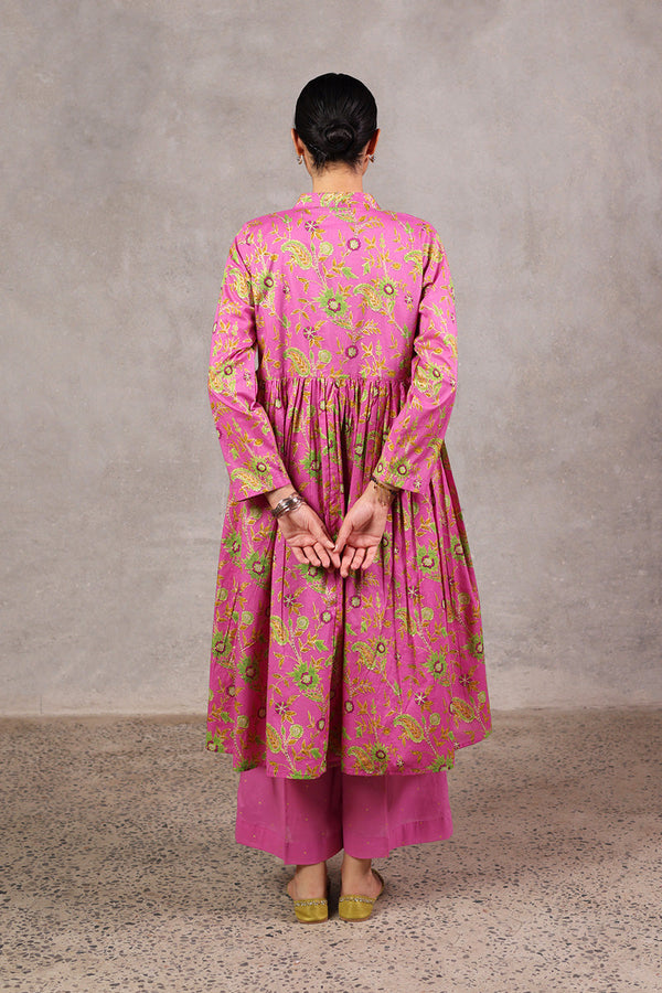 Zeba Gilded Floral Set