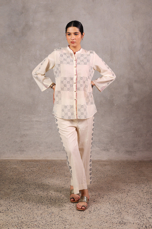 Chambeli Block-Tale Co-Ord Set