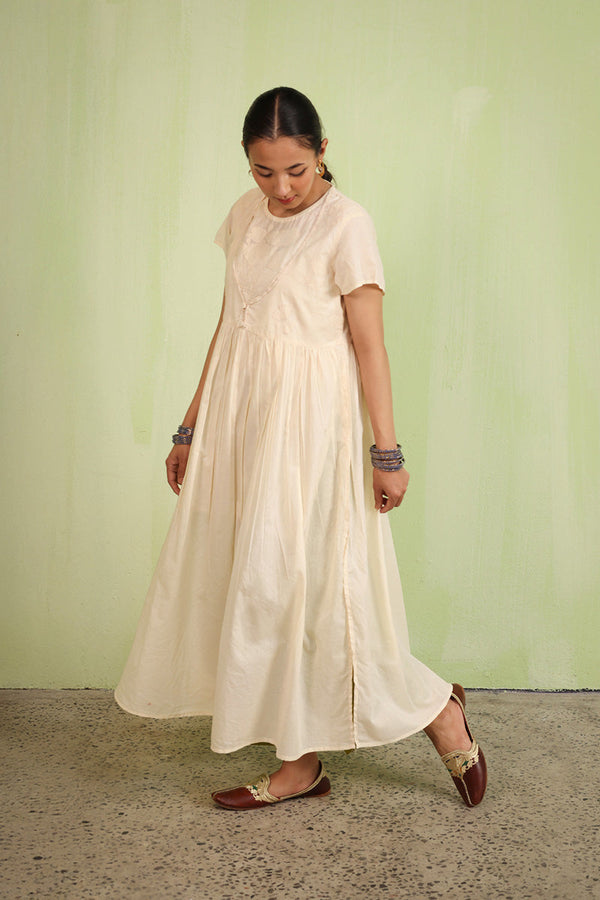 Nur-E-Gul Appliqued Dress