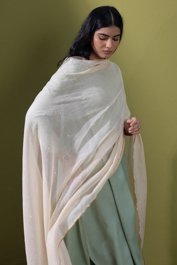 Pearl Whisper Dupatta
