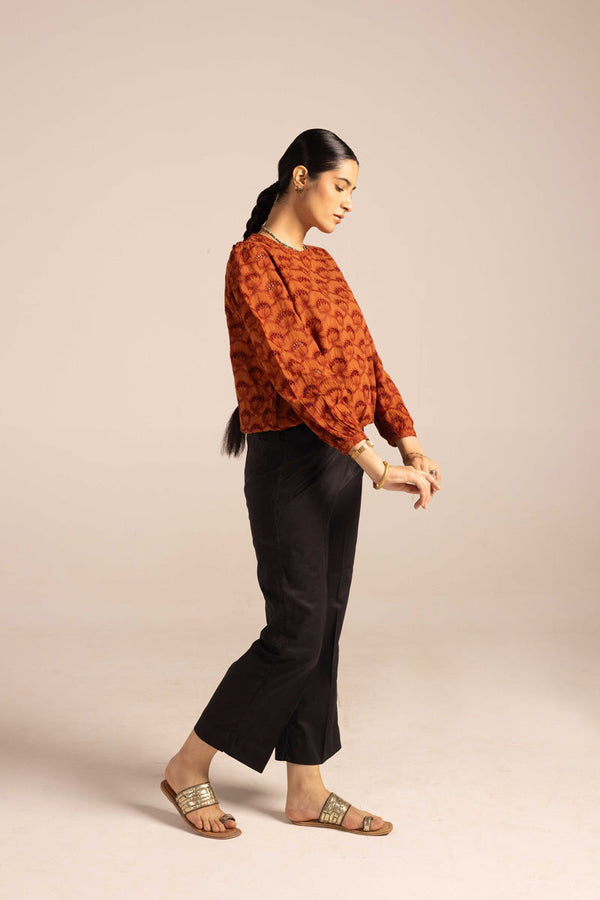 Spring Fling Schiffli Edit Top