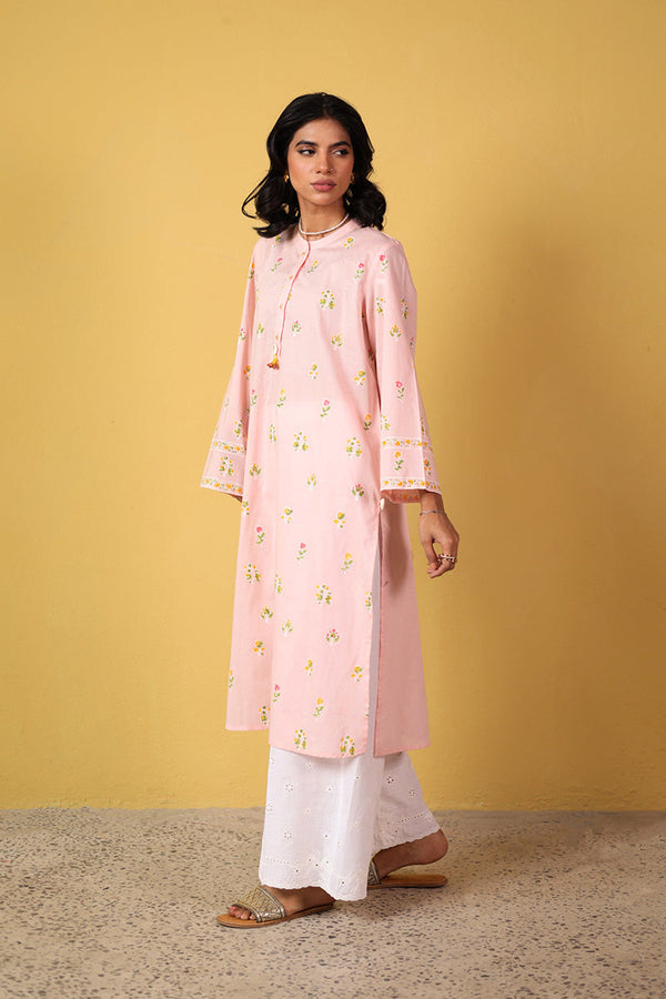 Chintz Whisper Block Bazar Kurta