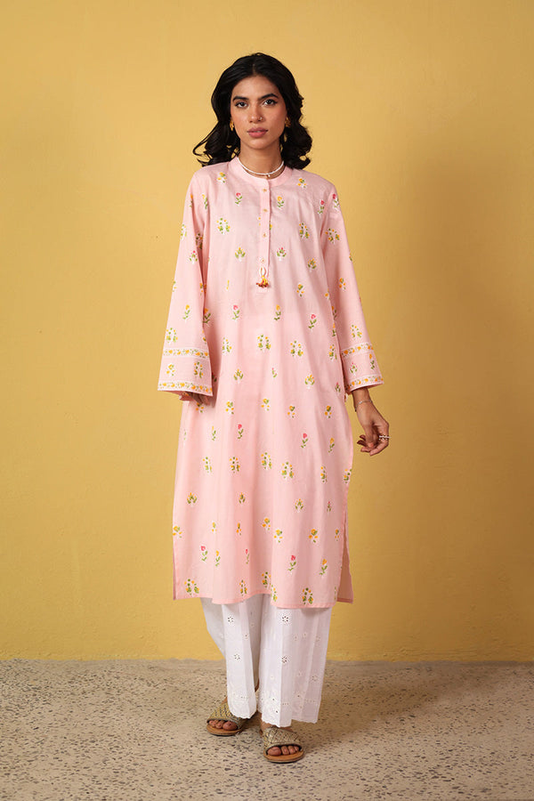 Chintz Whisper Block Bazar Kurta