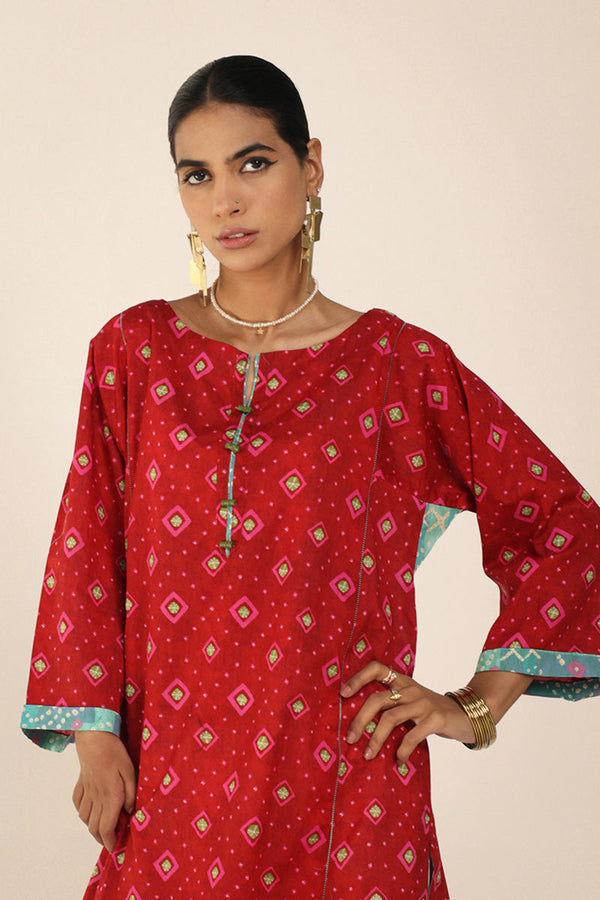 Rangeela Surkh Saaz Kurta
