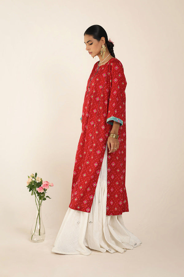 Rangeela Surkh Saaz Kurta