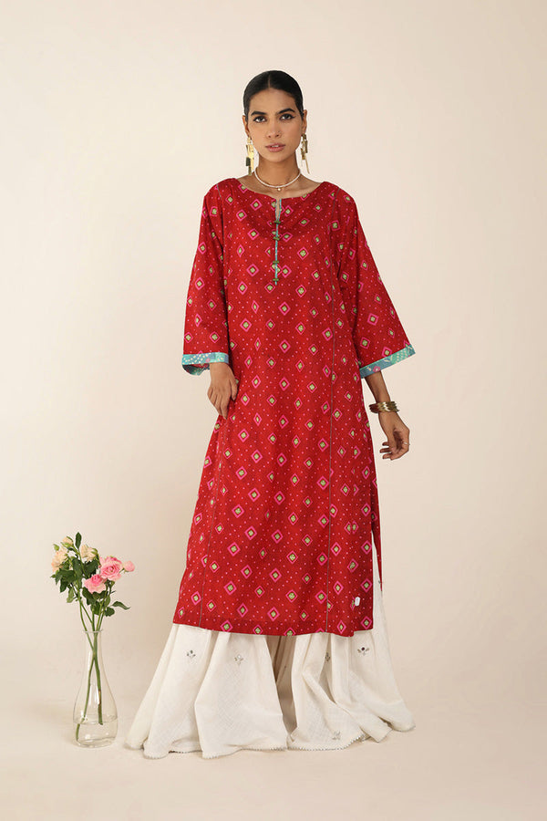 Rangeela Surkh Saaz Kurta