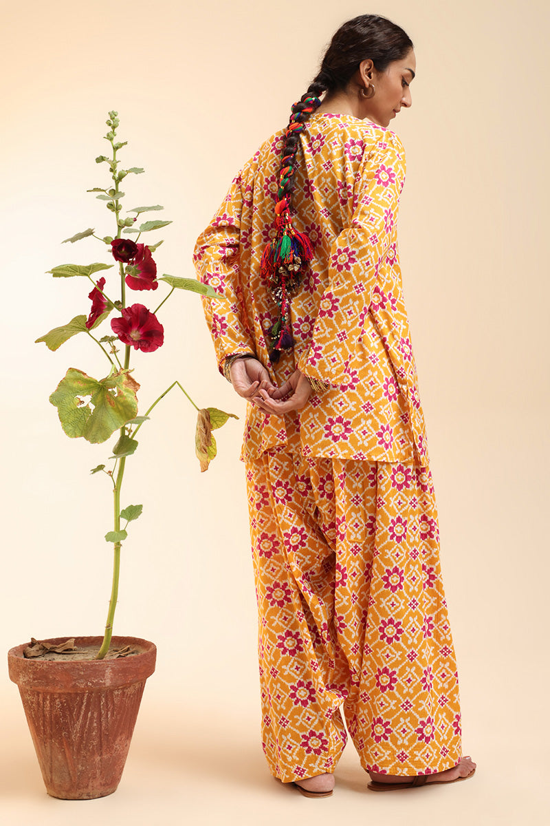 Rang Patola Farshi Set