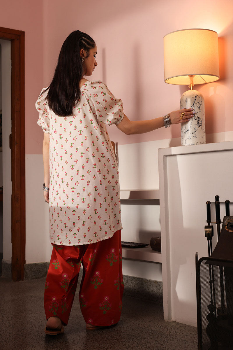 Printed Shabnam Farshi Set