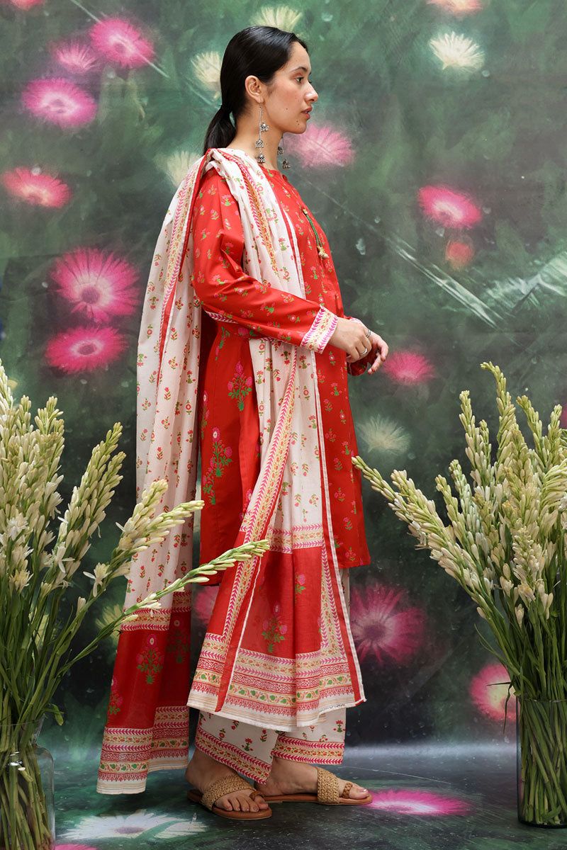 Phool Printed Dupatta
