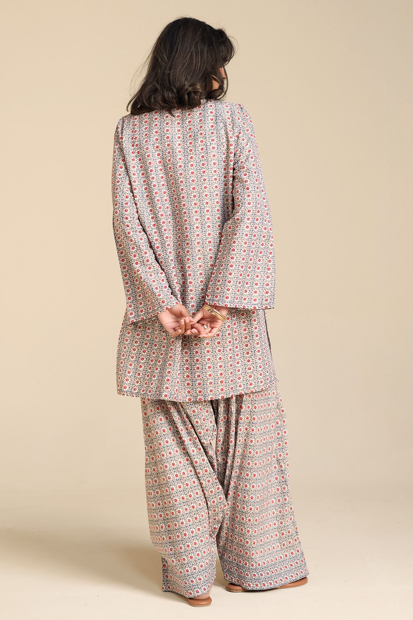 Printed Phool Whisper Set