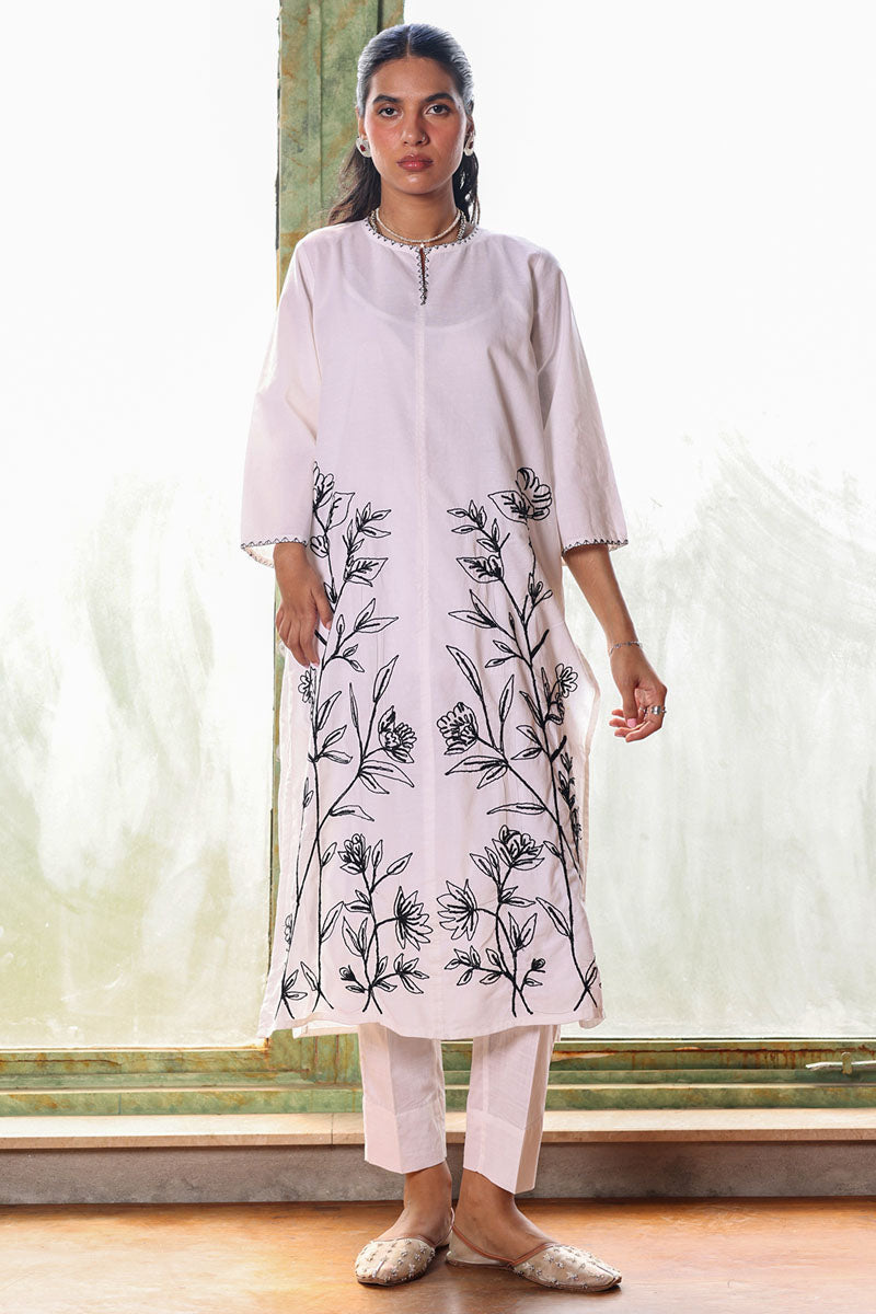 Marigold Embroidered Set