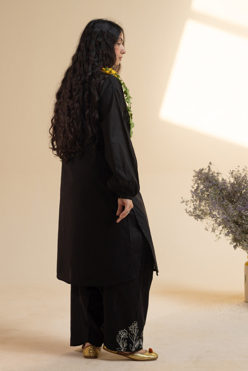 Embroidered Marigold Duo-Set