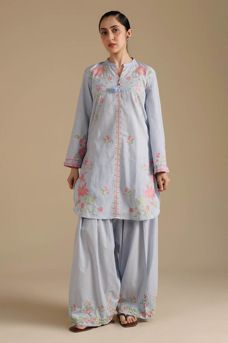 Embroidered Even Duo-Set