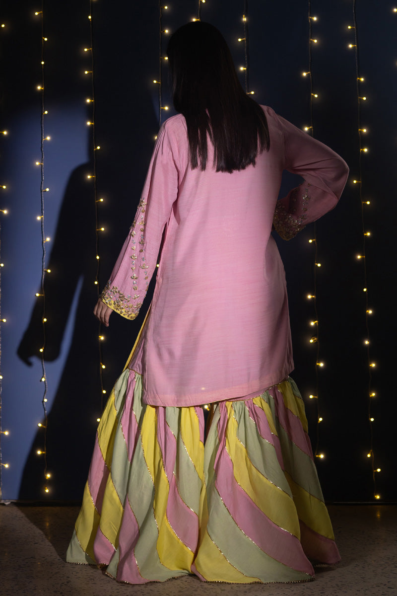 Gota Kari Chatta Patti Gharara Set