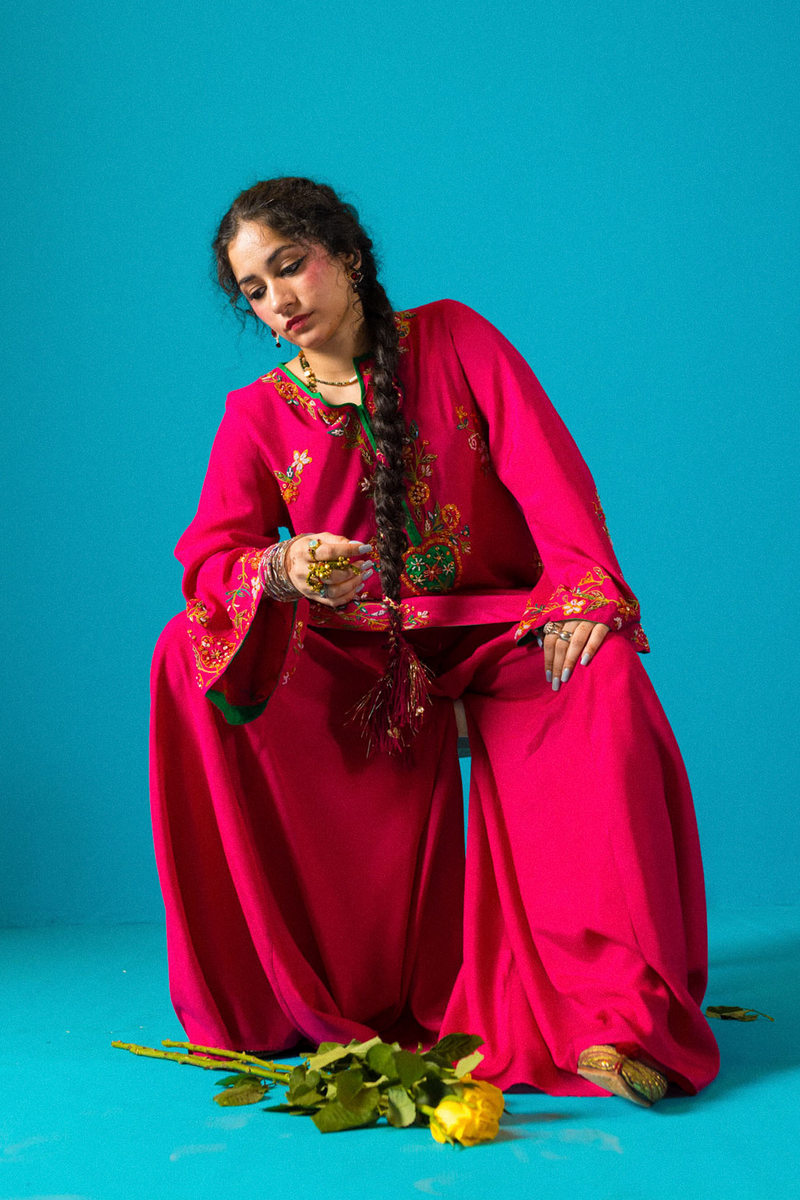 Embroidered Sharara Set