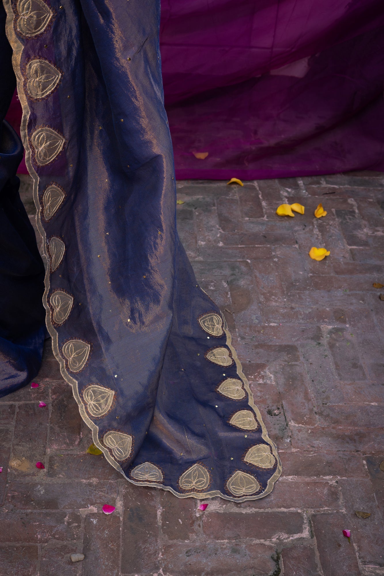 Moonshade Zaari Embroidered Saree