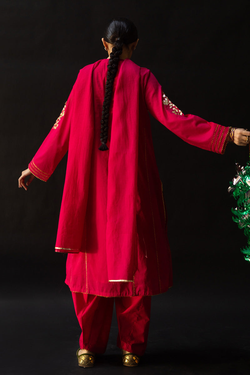 Handcrafted Gota Patti 3-Piece Ensemble