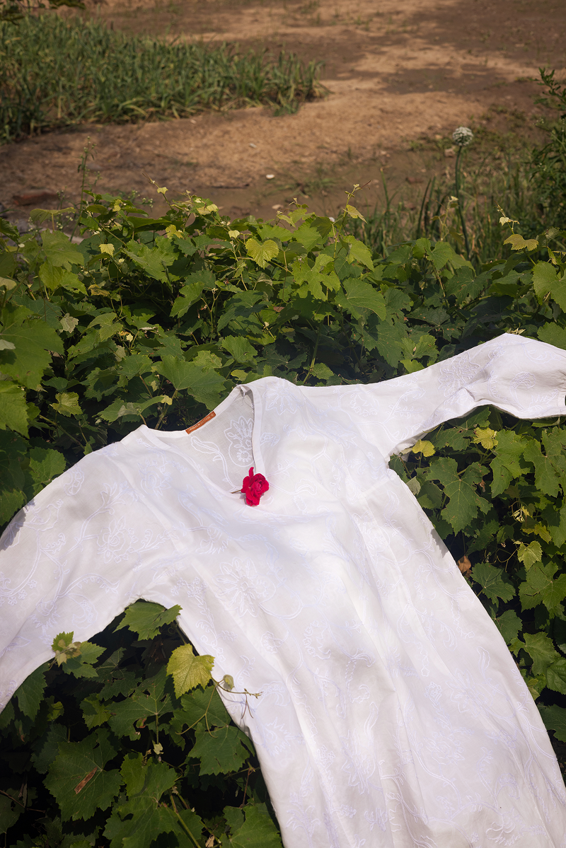 Hand-Stitch N K R Shirt