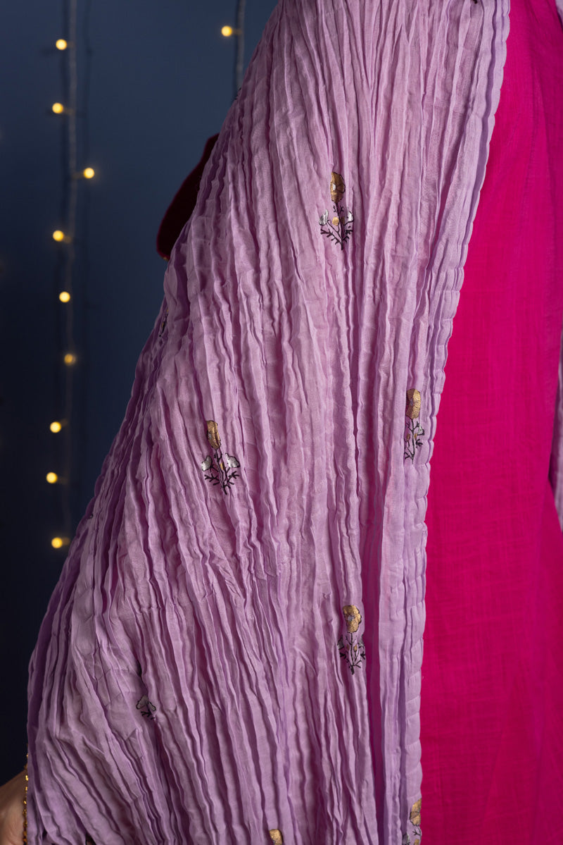 Ganga Jamni Crushed Dupatta
