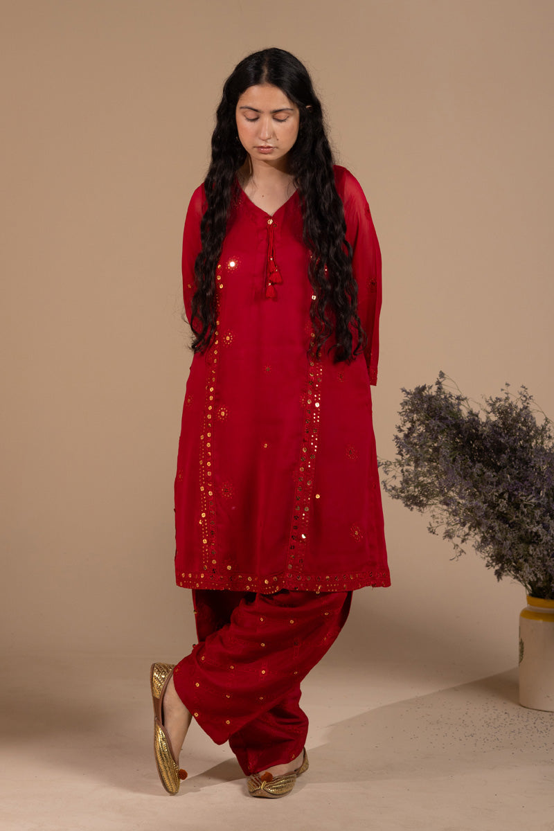 Sheesh Nur Embroidered Set