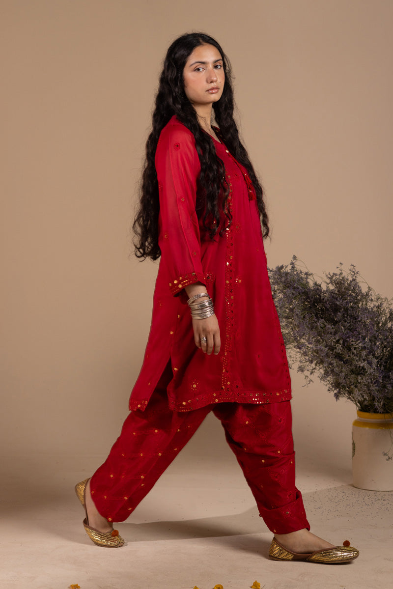 Sheesh Nur Embroidered Set