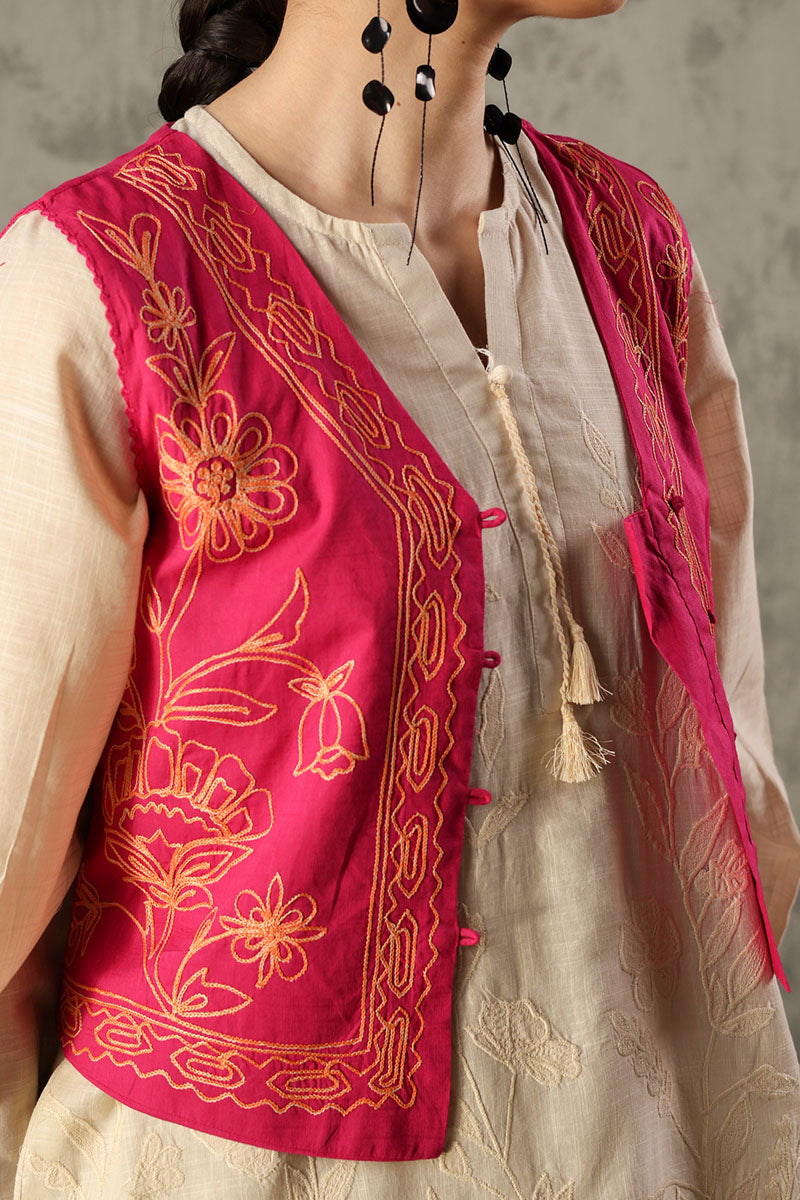 Embroidered Zouk Koti