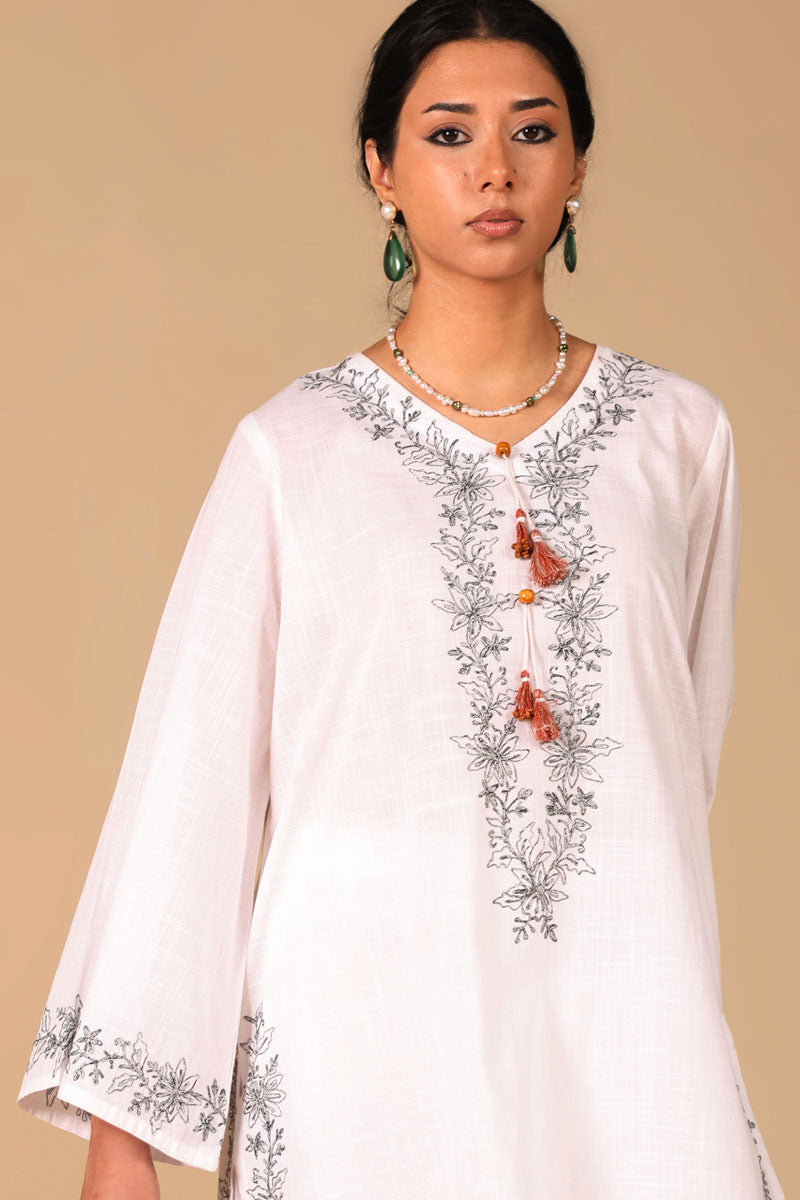 Khaas Zouk Embroidered Shirt