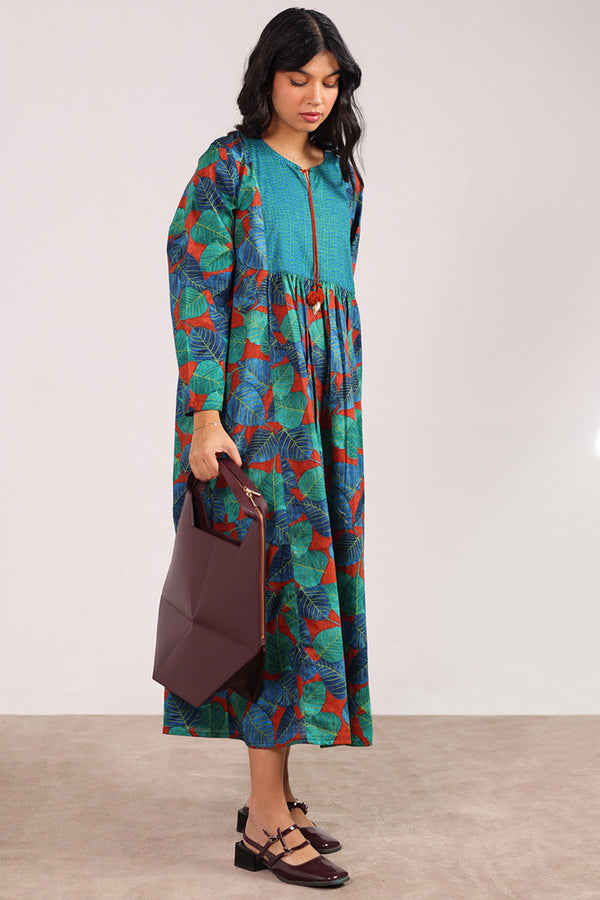 Peepal Twirl & Tassel Dress