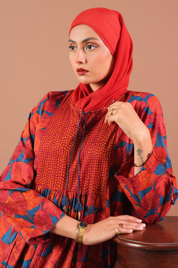 Peepal Twirl & Tassel Dress