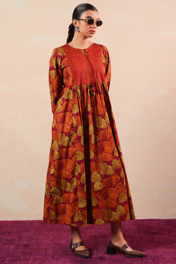 Peepal Twirl & Tassel Dress