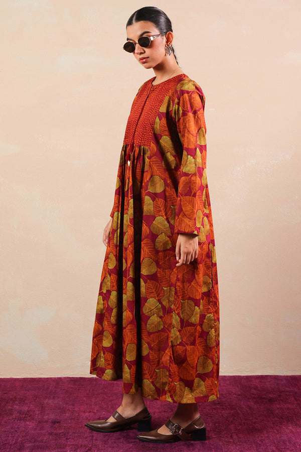 Peepal Twirl & Tassel Dress