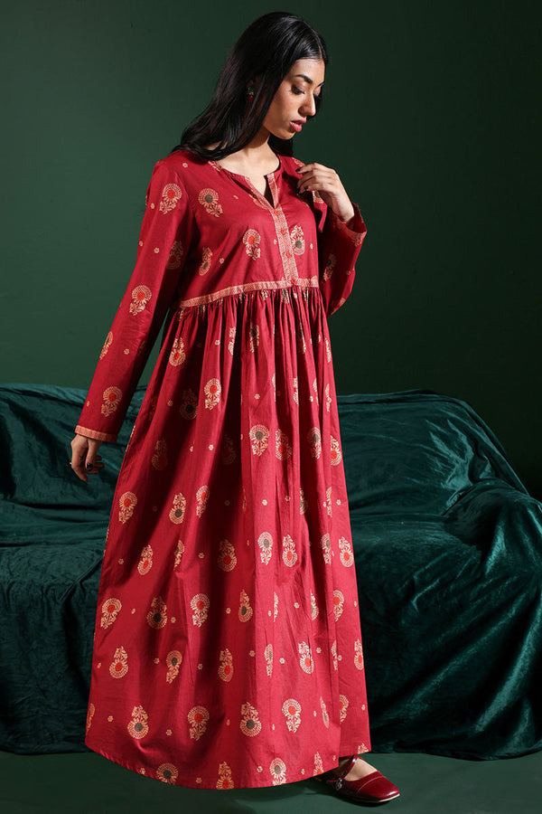 Zari Whisper Flared Dress
