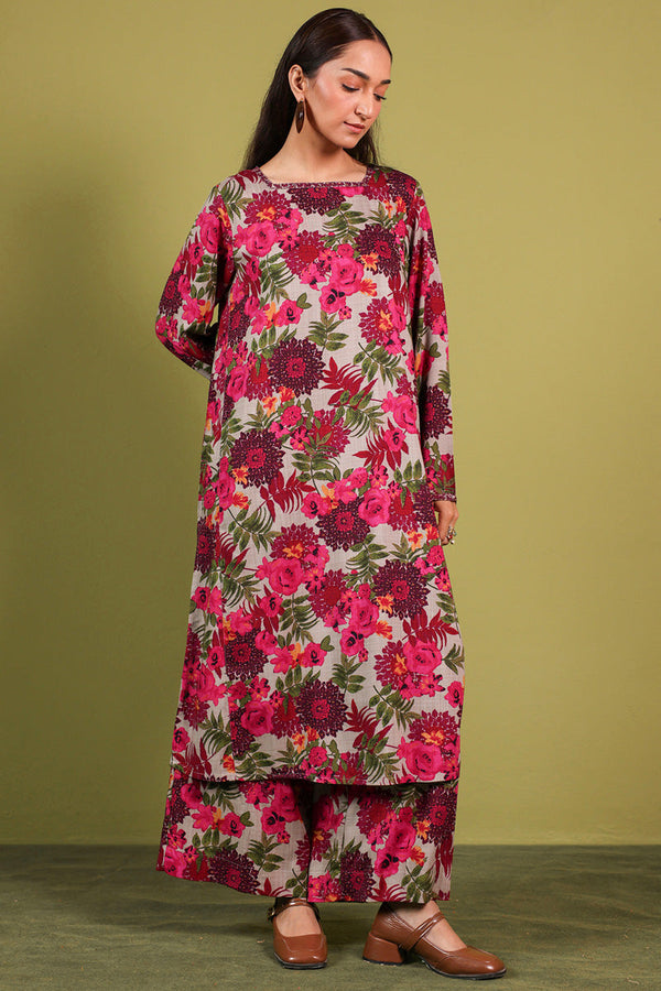 Vibrant Roses Duo-Set