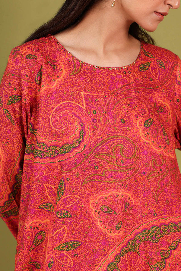 Jacquard Paisley Farshi Set