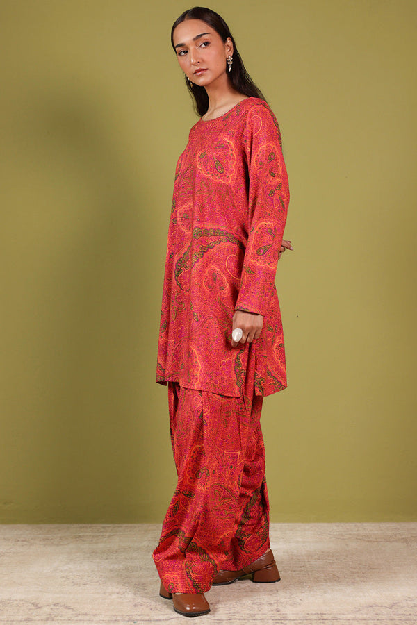Jacquard Paisley Farshi Set