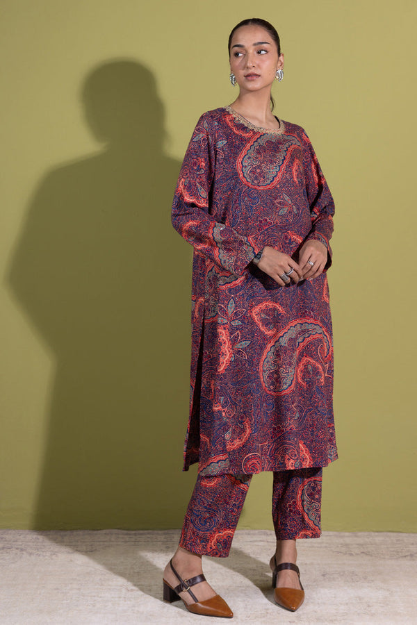 Gilded Jacquard Paisley Set