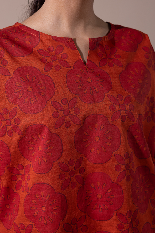 Wooden Block-Printed Co-ord Set