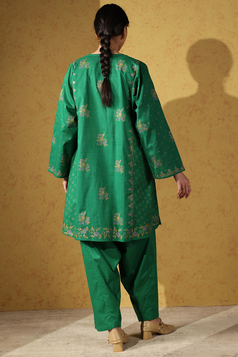 Gold Trace Block Printed Set
