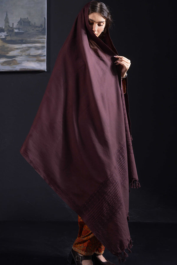 Whisper Yarn-Dye Shawl