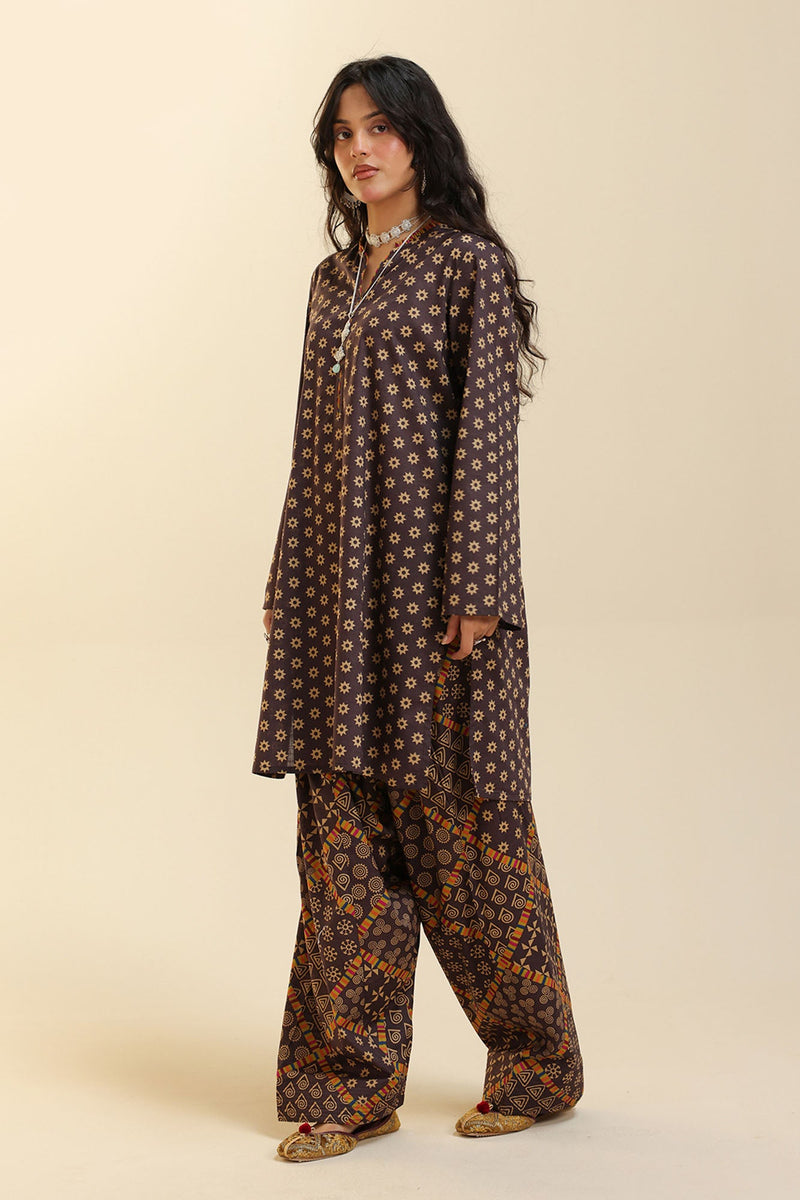 Striped Bloom Printed Set