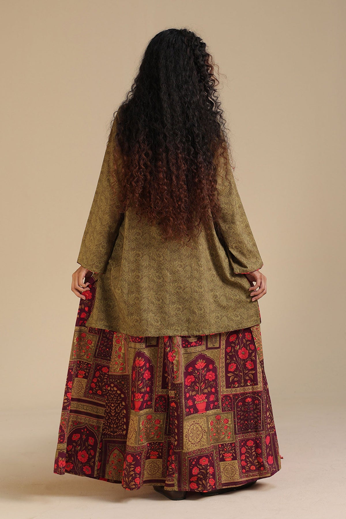 Mughal Edit Skirt Set