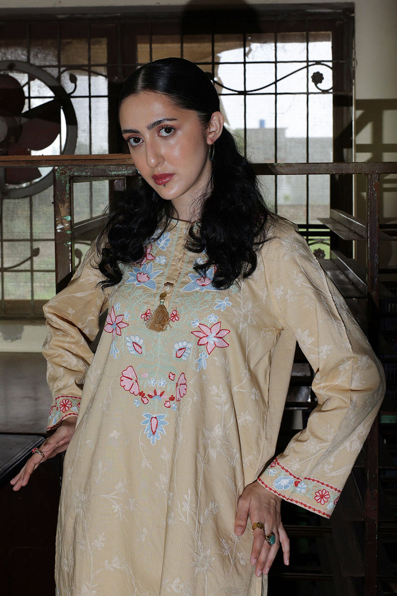Pastel Garden Embroidered Set