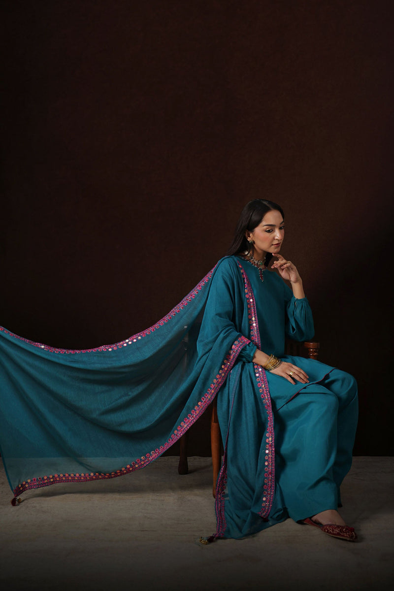 Nooré Embroidered 3-Piece Ensemble