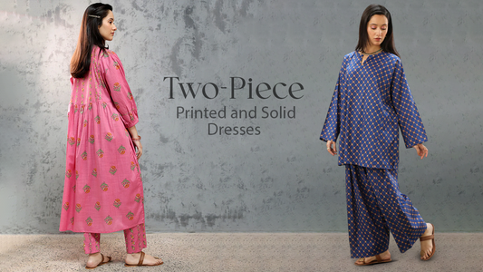 The Art of Mix-and-Match: Printed and Solid Two-Piece Suits for Daily Wear