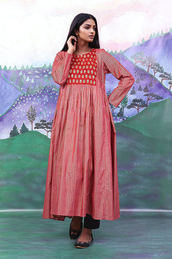 Sunehri Mukaish Dress